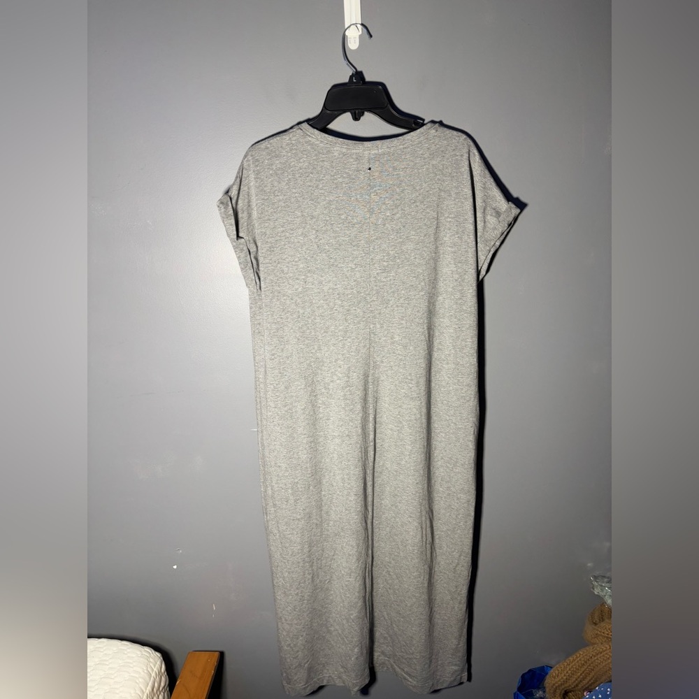 Cuyana Pima Cotton V-Neck Midi Dress Size XL - Picture 4 of 5
